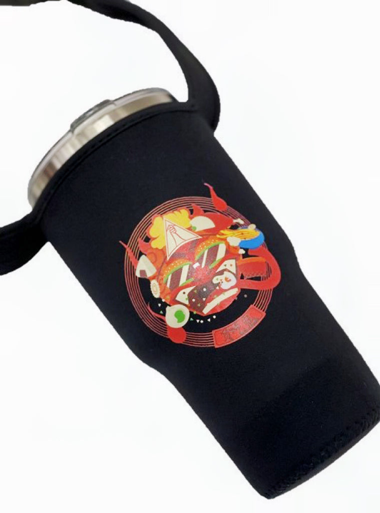 NW 4 Ghosts Thermos Cup & Bag